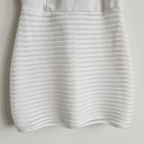 River Island White Sleeveless Dress UK 14 Zip Lined - Picture 3 of 6